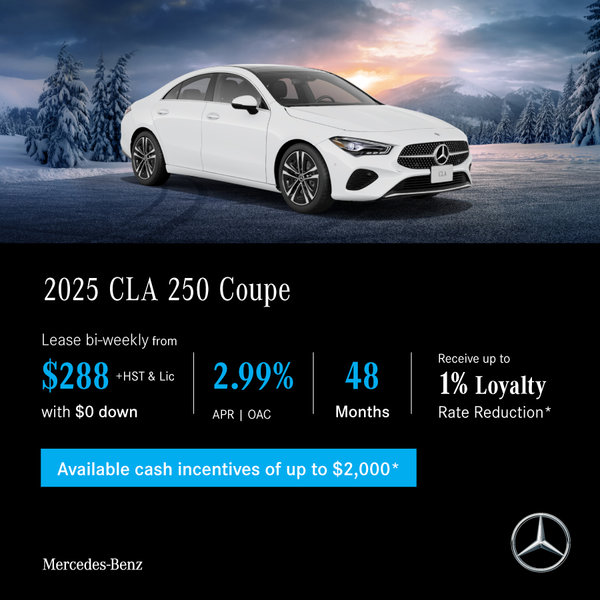 2025 CLA 250 4MATIC Coupe - Lease and Finance Offers