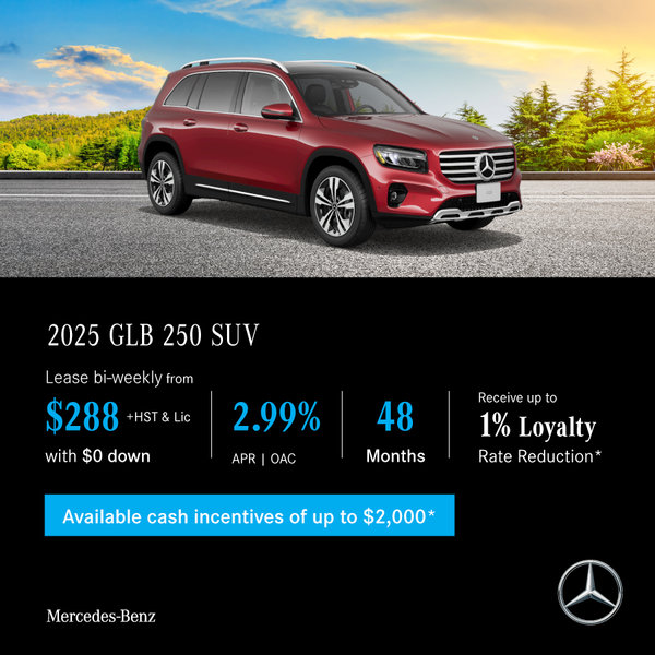 2025 GLB 250 4MATIC SUV - Lease and Finance Offers