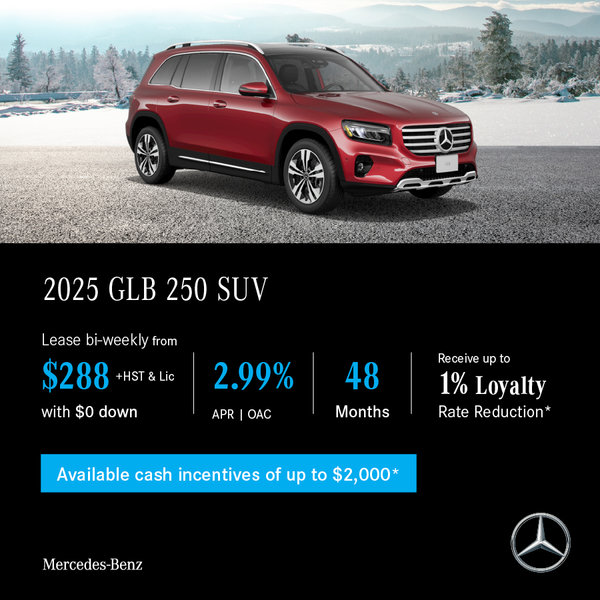 2025 GLB 250 4MATIC SUV - Lease and Finance Offers