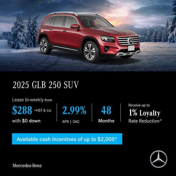 2025 GLB 250 4MATIC SUV - Lease and Finance Offers