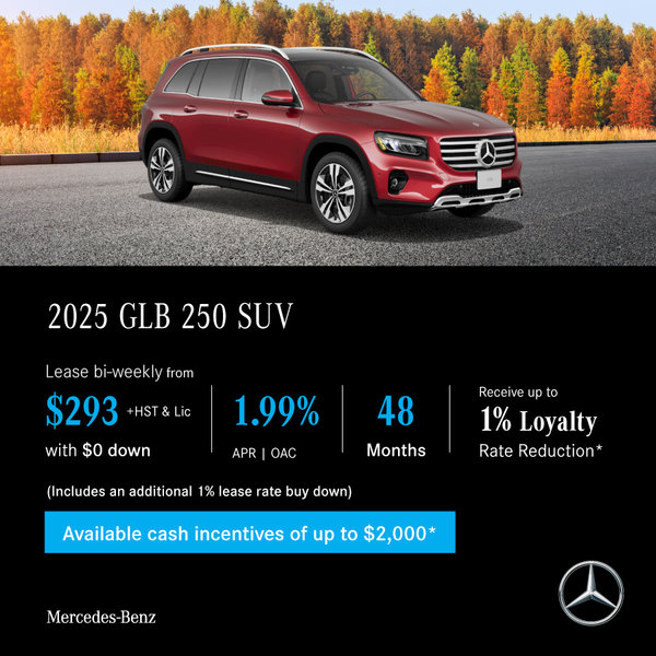 2025 GLB 250 4MATIC SUV - Lease and Finance Offers