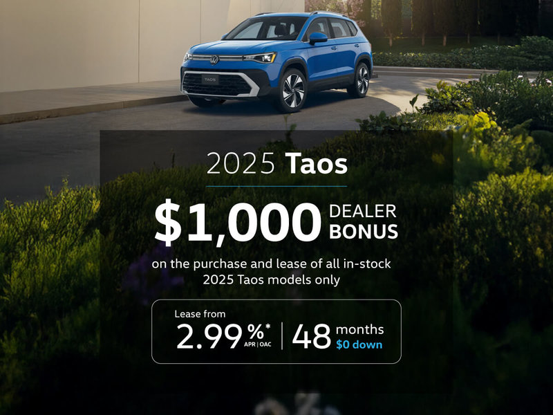 2025 Volkswagen Taos Offers