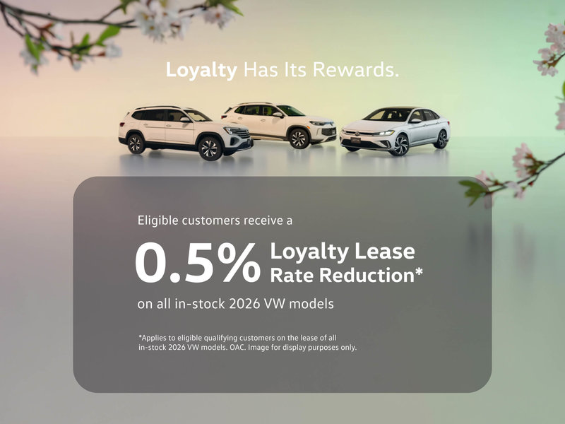 VW Loyalty Lease Rate Reduction Offer