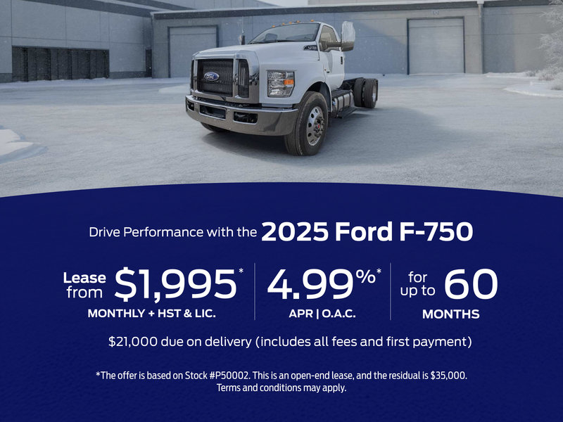2025 Ford F-750 - Special Lease Offer