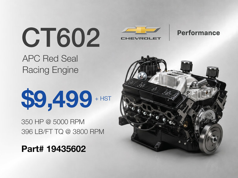 Chevrolet Performance CT350 Red Seal Racing Engine