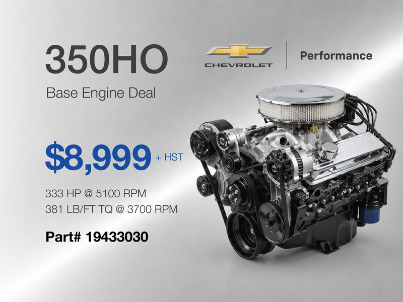 Chevrolet Performance 350HO Engine Deal