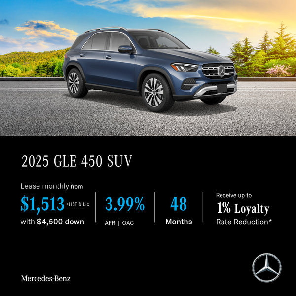 2025 GLE 450 4MATIC SUV - Lease and Finance Offers