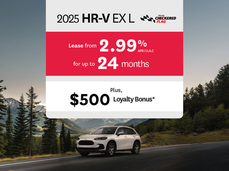 Honda HRV Special Offer