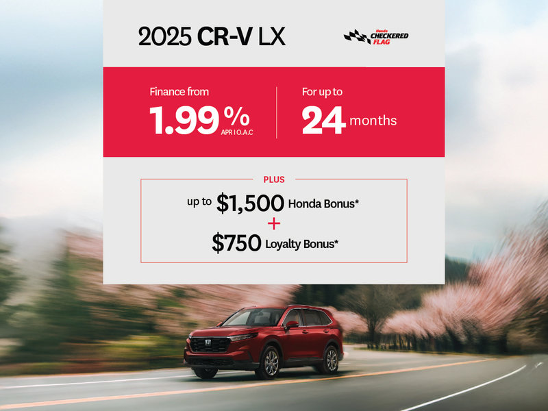Honda CRV Special Offer