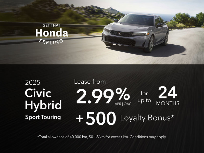 2025 Honda Civic Lease Offer