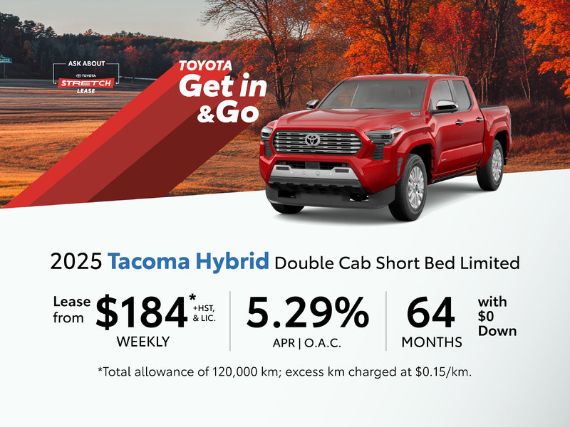 2025 Toyota Tacoma Hybrid Lease Offer