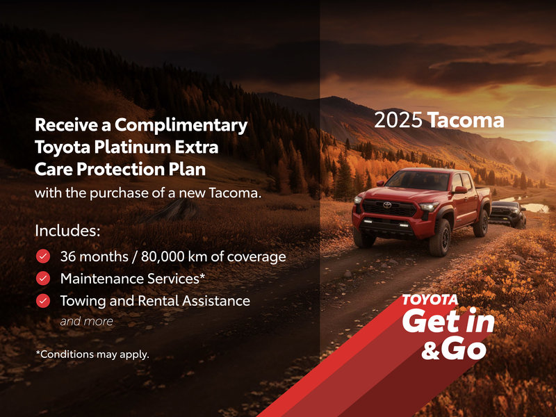 2025 Toyota Tacoma Special Offer