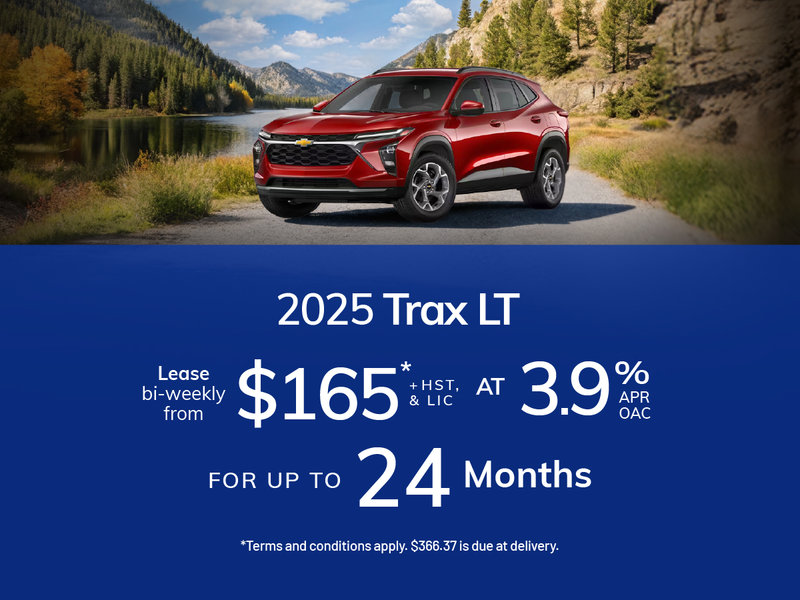 2025 Chevrolet Trax LT - Lease Offer
