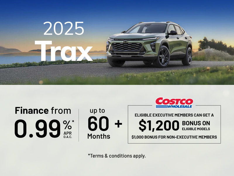 2025 Chevrolet Trax - Finance Offer in Scarborough, Toronto