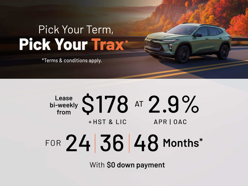 2025 Chevrolet Trax - Lease Offer