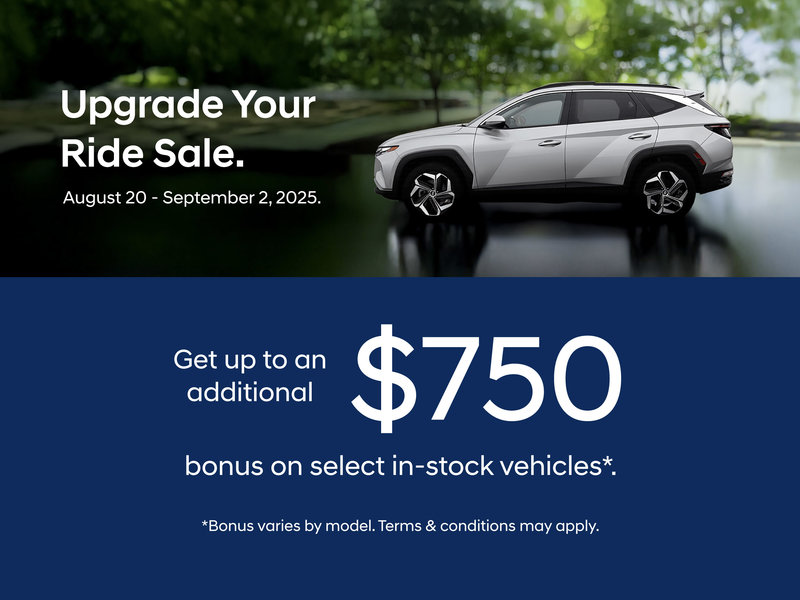 Upgrade Your Ride Sales Event