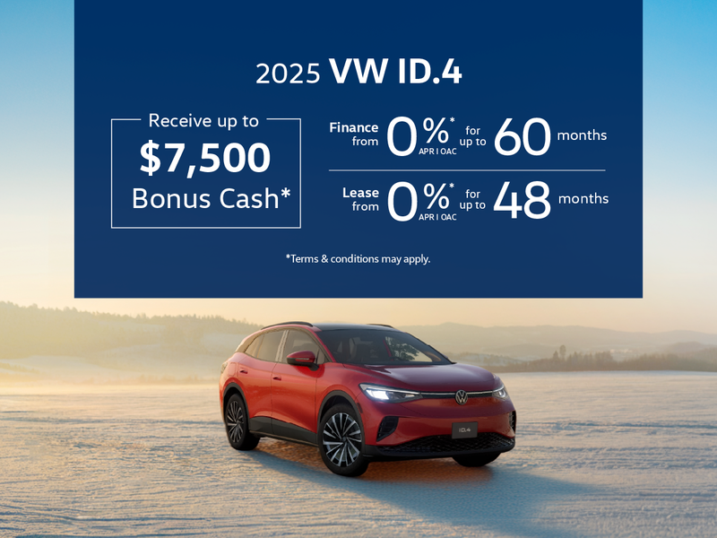 2025 Volkswagen ID.4 Lease and Finance Offers