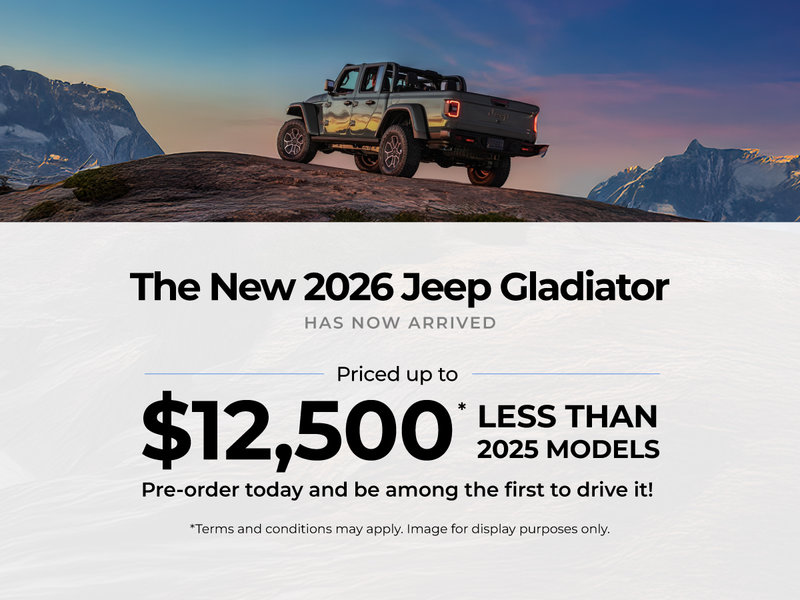 2026 Jeep Gladiator Offer
