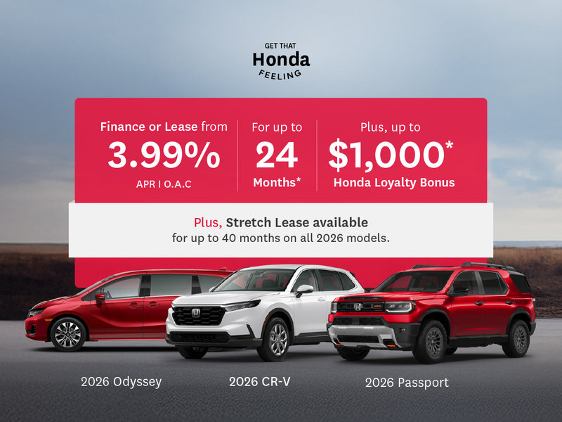 2026 Honda Special Offers