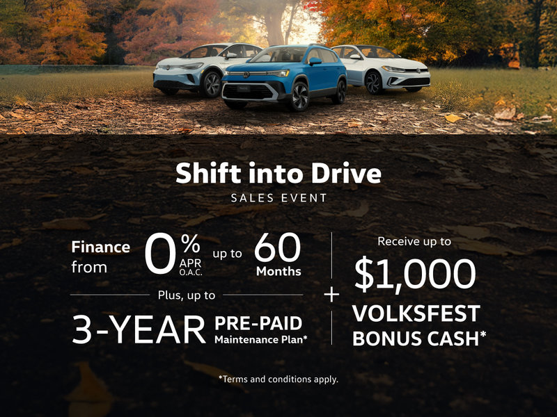 Shift Into Drive Sales Event