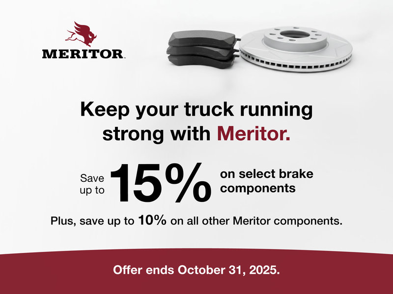 Meritor Brake Component Offer