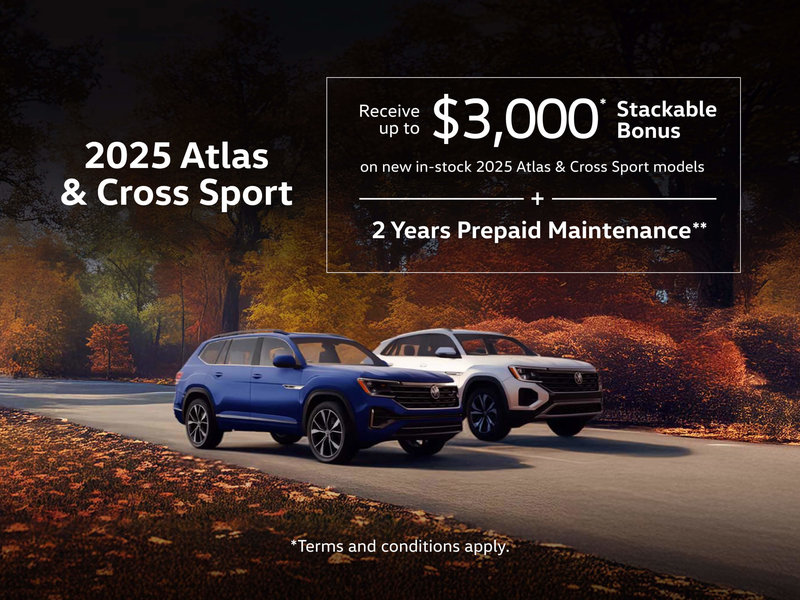2025 VW Atlas & Atlas Cross Sport Offers
