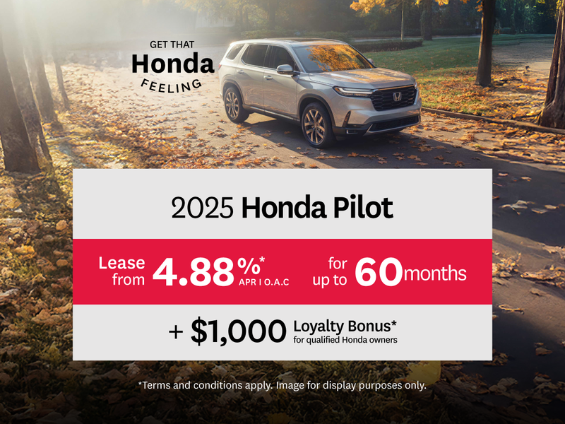 2026 Honda Pilot Lease Offer