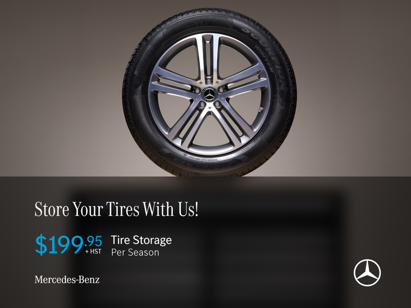 Store Your Tires With Us | Mercedes-Benz Brampton in Brampton