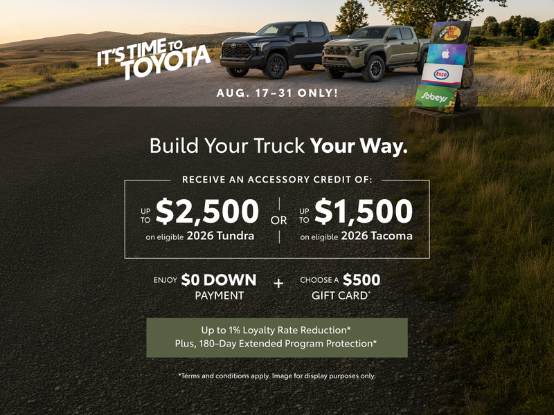 Special Toyota Truck Offer