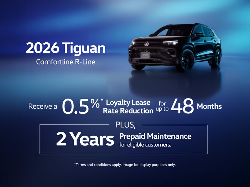 2026 VW Tiguan Lease Offer