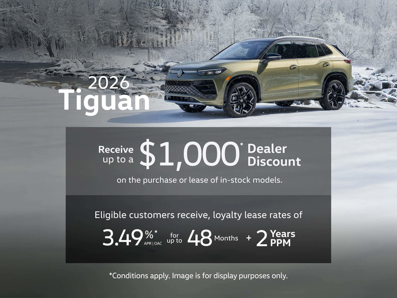 2026 VW Tiguan Offer