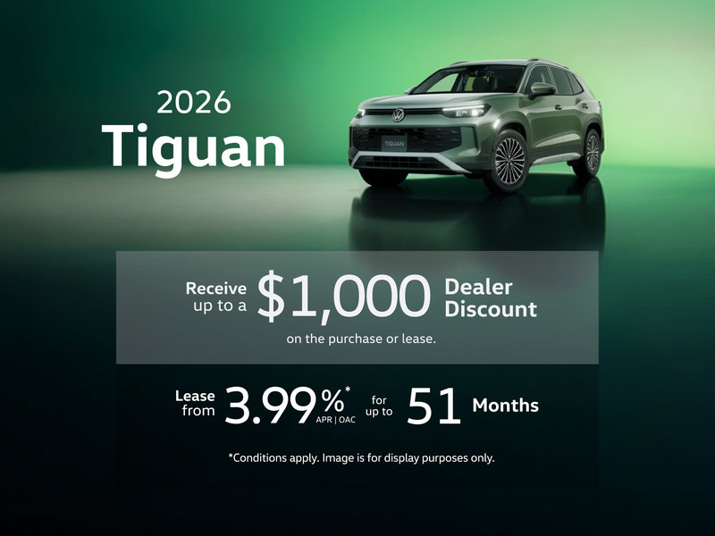 2026 VW Tiguan Offer
