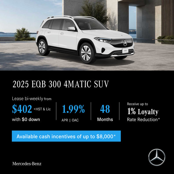 2025 EQB 300 4MATIC SUV - Lease and Finance Offers