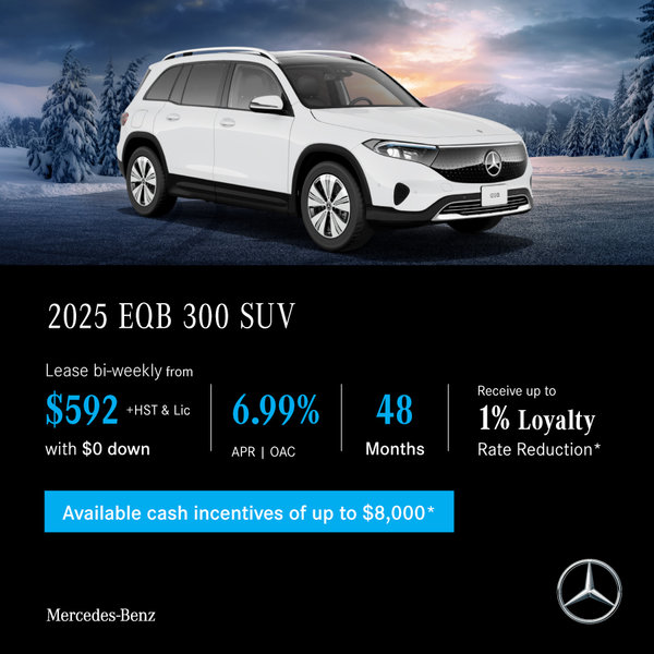 2025 EQB 300 4MATIC SUV - Lease and Finance Offers