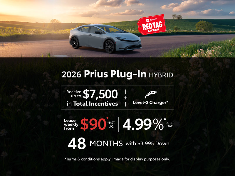 2026 Prius Plug-in Hybrid Lease Offer