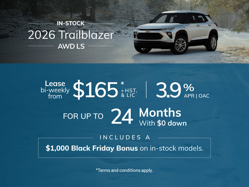 Lease the 2026 Chevrolet Trailblazer LS
