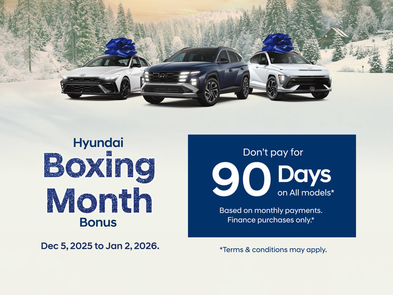 Hyundai Boxing Month Bonus