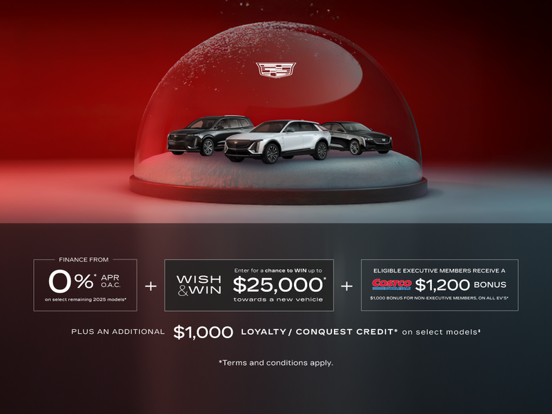 Wish & Win offer at City Cadillac