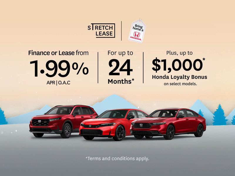 Bring Home A Honda - Lease and Finance Offer