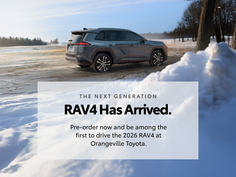 Pre-order the All-New 2026 Toyota RAV4
