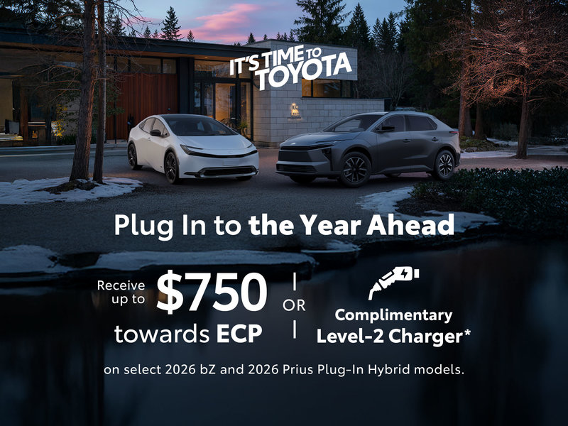 2026 bZ and 2026 Prius Plug-in Hybrid Special Offer