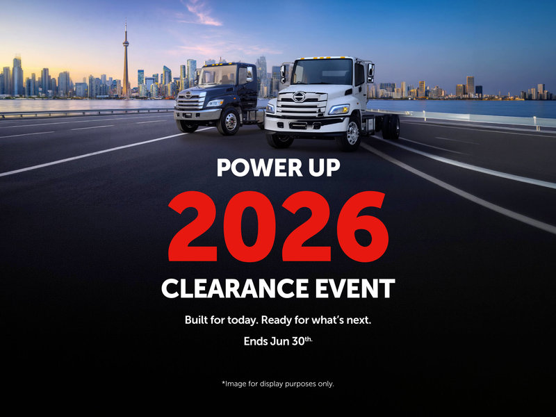 2026 Hino Clearance Event