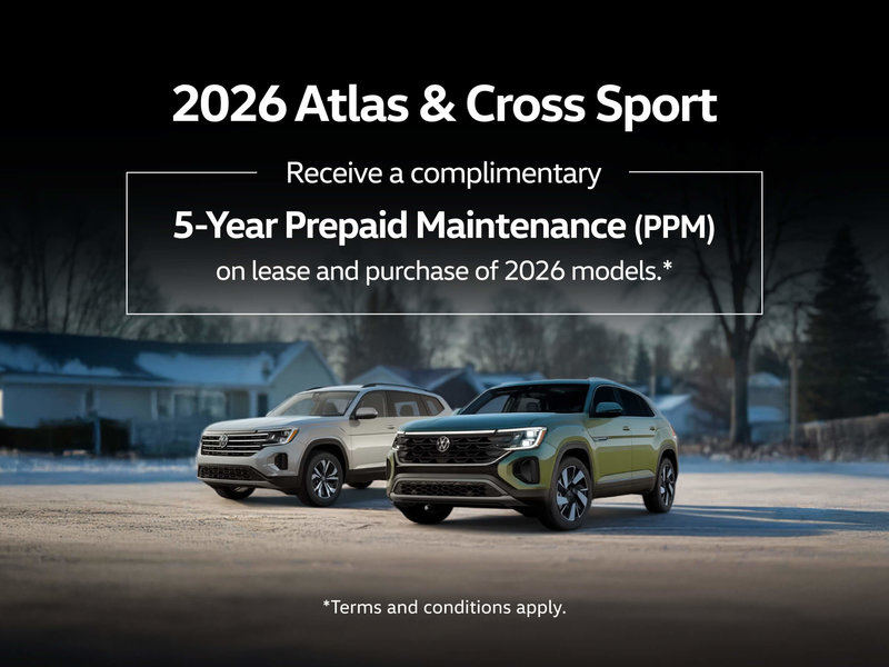 2026 VW Atlas & Cross Sport Offer