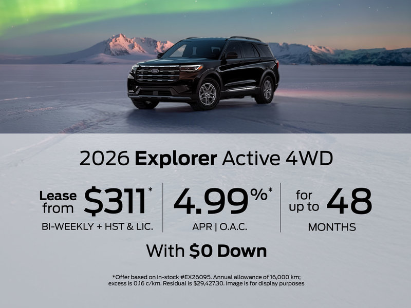2026 Ford Explorer Special Offer