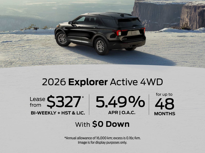 2026 Ford Explorer Special Offer