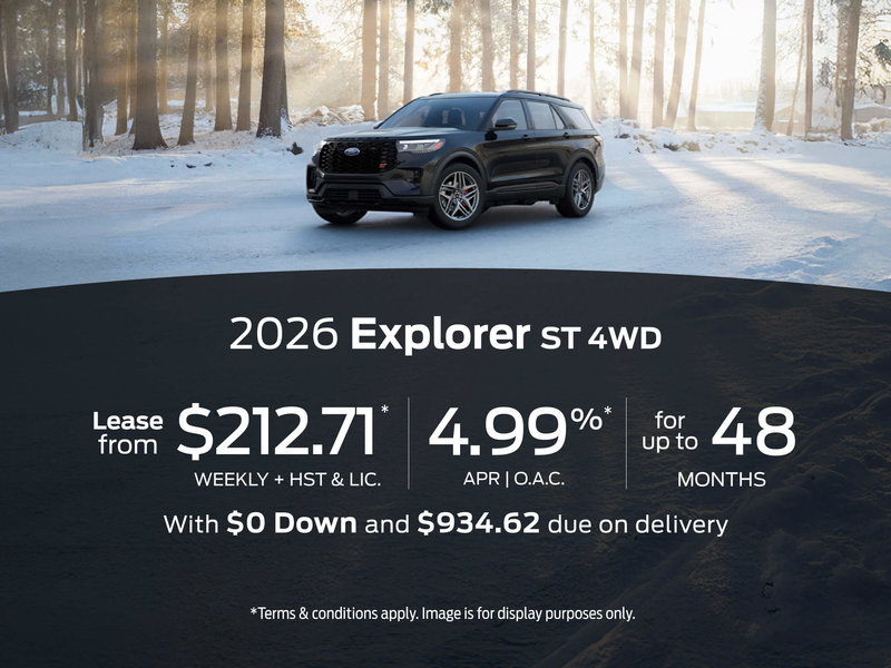 2026 Ford Explorer Special Offer
