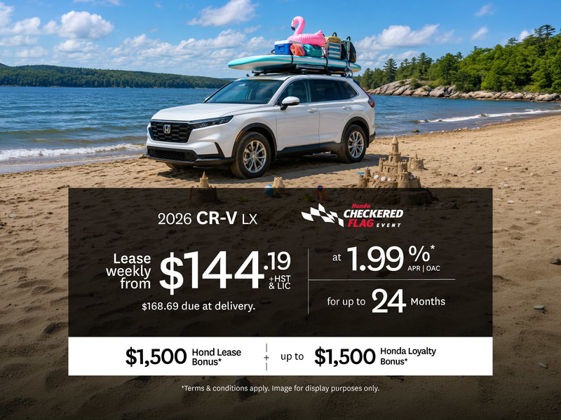 CR-V Lease Offer at Goderich Honda