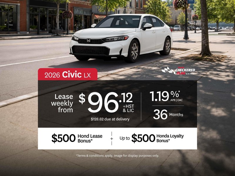 2026 Honda Civic Lease Offer