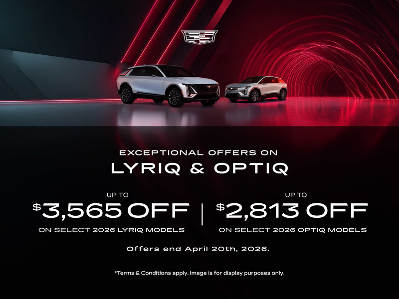 Exceptional Offers on LYRIQ & OPTIQ at Applewood