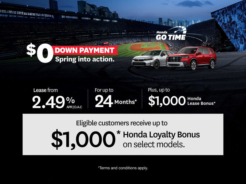 Honda Go Time - Lease Offer